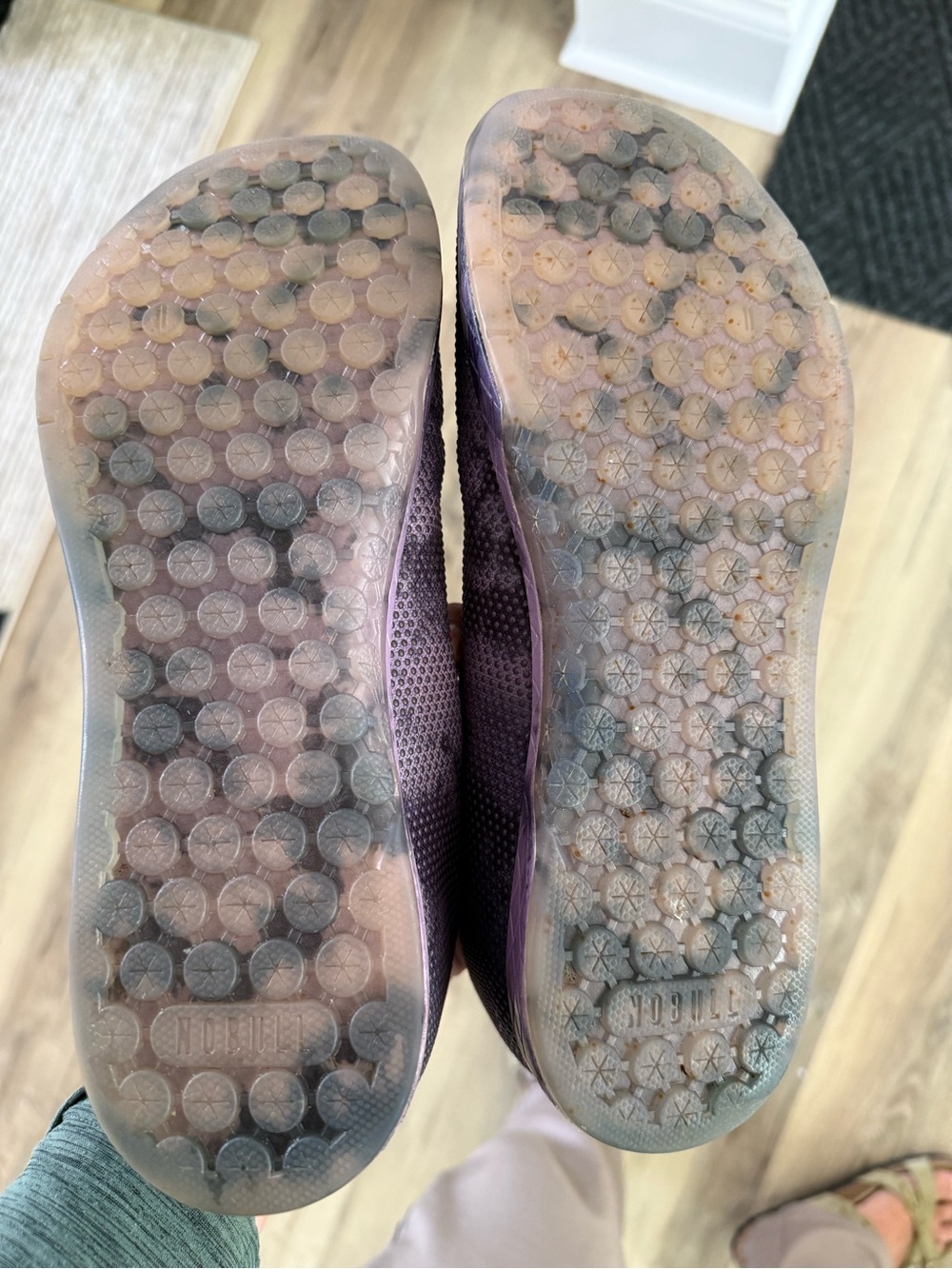 NOBULL Purple Patterned Athletic Shoes- Great for lifting! - Picture 4 of 6